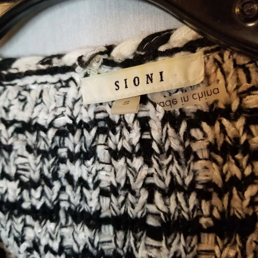 Sioni Sweater Jacket Cardigan Blazer Knit Grandma Rich Womens Small Old Money
